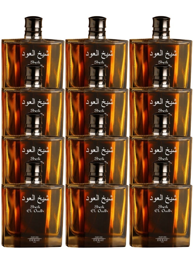 ديراي 12 قطع عطر شيخ العود 100مل - Image 1
