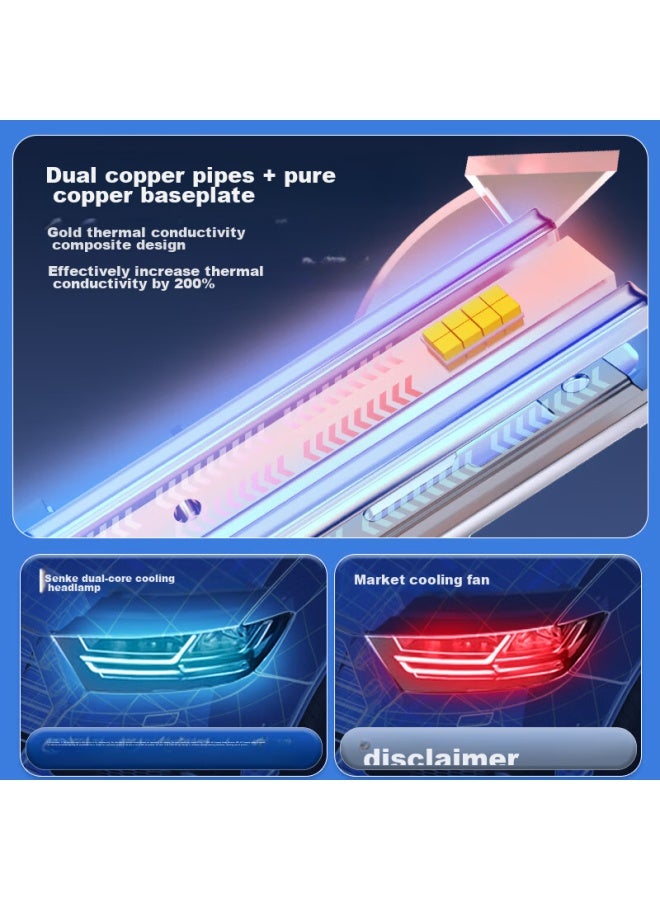 Sast Car Led Headlight Bulb Modification, Laser Car Lights, Ultra-bright High Beam And Low Beam, H11 [2-pack]