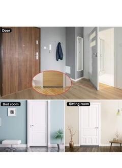 MJZ Door Draft Stopper Under Door Seal for Exterior Interior Doors, Door Sweep Strip Under Door Draft Blocker, Soundproof Door Bottom Weather Stripping, 2 Inch W x 39 Inch L, Brown  - Image 5