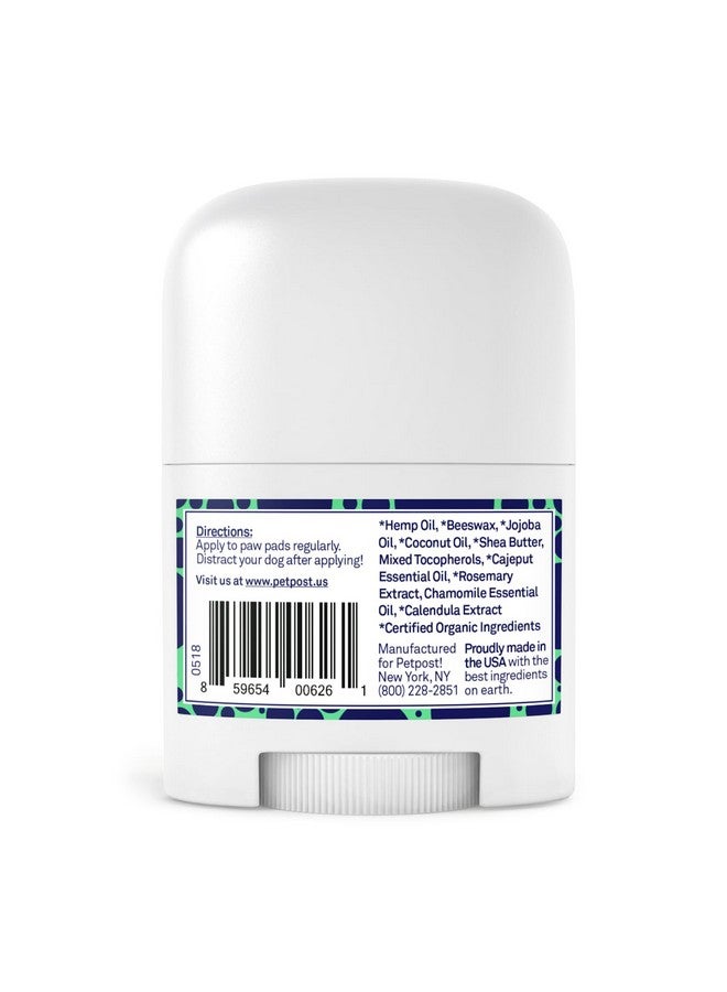 Petpost | Paw Balm for Dogs - Nourishing Cream Soothes Itchy, Dry Dog Paws with Moisturizing Ingredients - Organic Coconut Oil, Jojoba Oil, and Shea Butter 0.64 oz. - Image 2