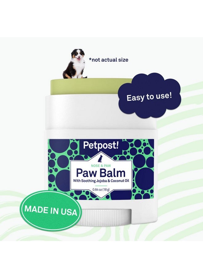 Petpost | Paw Balm for Dogs - Nourishing Cream Soothes Itchy, Dry Dog Paws with Moisturizing Ingredients - Organic Coconut Oil, Jojoba Oil, and Shea Butter 0.64 oz. - Image 5