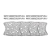 Ywdiml 8PCS Bling Car Door Handle Protector Crystal Rhinestone AntiScratch Vehicle Door Handle Bowl Stickers Glitter Automotive Exterior Decal Accessories Universal for Vehicles White - Image 2