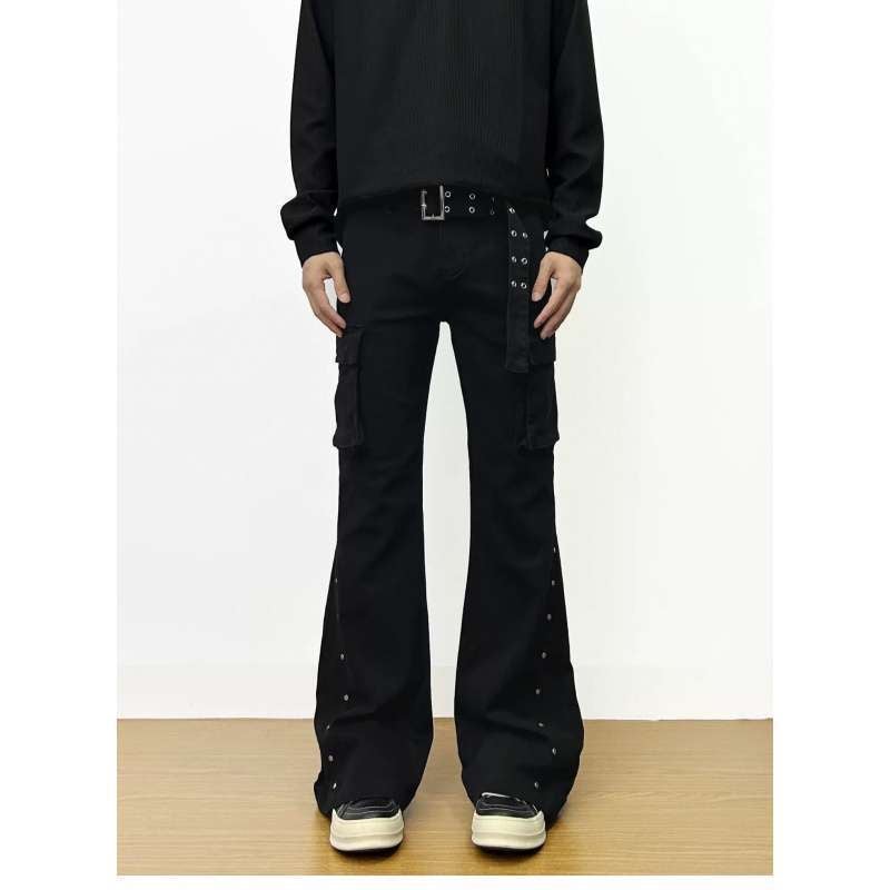 Unisex Classic Denim Jeans Loose Fit Daily Outdoor Wear - Image 4