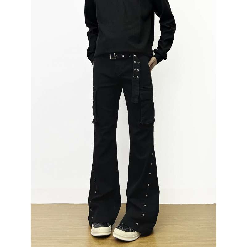 Unisex Classic Denim Jeans Loose Fit Daily Outdoor Wear - Image 1