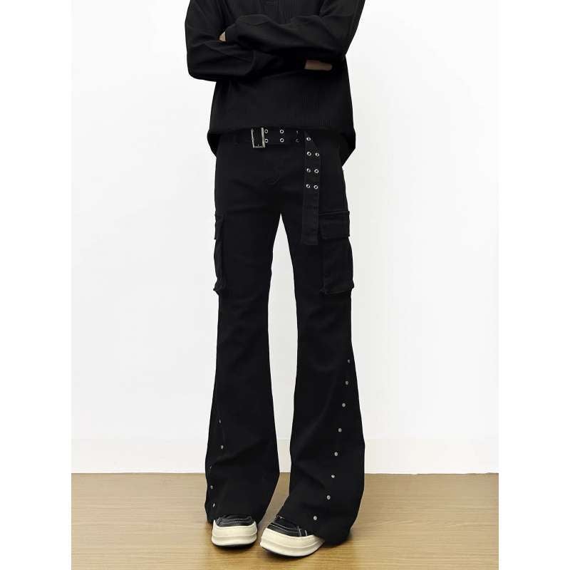 Unisex Classic Denim Jeans Loose Fit Daily Outdoor Wear - Image 2