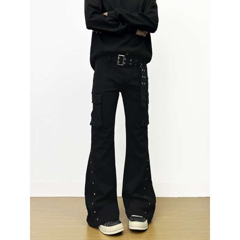 Unisex Classic Denim Jeans Loose Fit Daily Outdoor Wear - Image 3