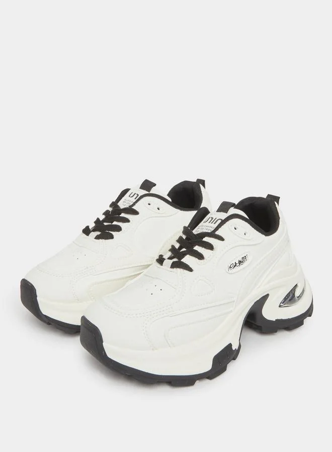 Styli Styli Chunky Sole Lace Up Sneakers
