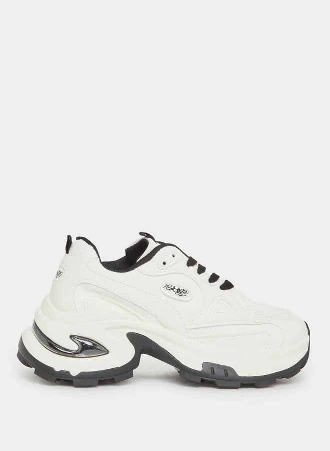 Styli Styli Chunky Sole Lace Up Sneakers