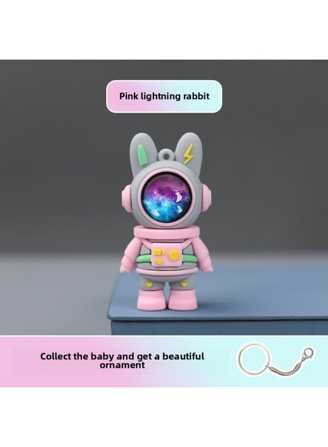 Pvc Creative U Disk عالي السرعة Mini Cartoon Doll U Disk Enterprise Logo Bidding Gift U Disk الهاتف المحمول U Disk بالجملة - اللون: وردي أرنب البرق - السعة: 4 جيجابايت - Image 1