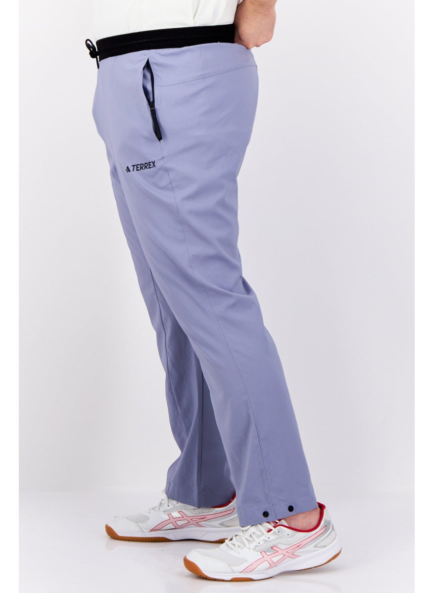Adidas - Men Regular Fit Brand Logo Training Sweatpants, Sage Blue - Image 1