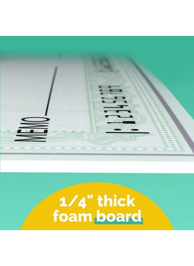 ORCA - Giant Check ; 36X16" Dry Erase Big Check For Presentations Oversized Fake Check - Image 1