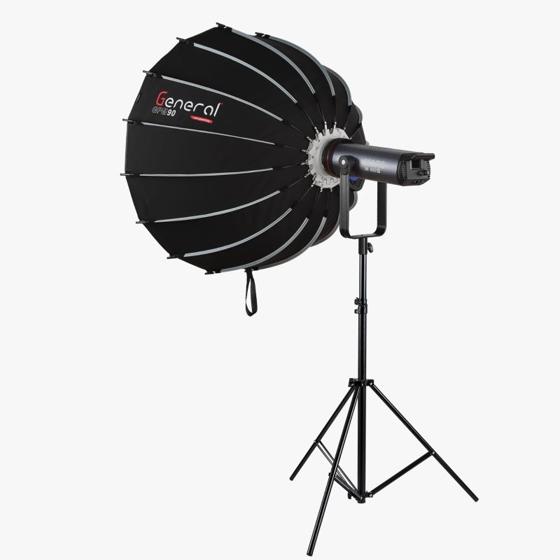 General GP4 90cm Quick Release Parabolic Softbox with Honeycomb Grid, Bowens Mount Deep Softbox for Studio Flash, Photography, Portrait, Product & Video Lighting - Image 2