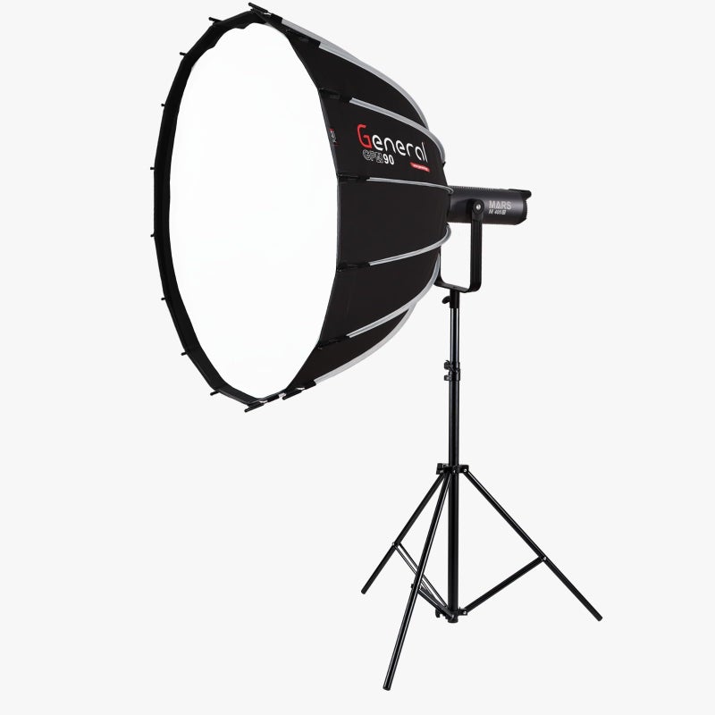 General GP4 90cm Quick Release Parabolic Softbox with Honeycomb Grid, Bowens Mount Deep Softbox for Studio Flash, Photography, Portrait, Product & Video Lighting - Image 4