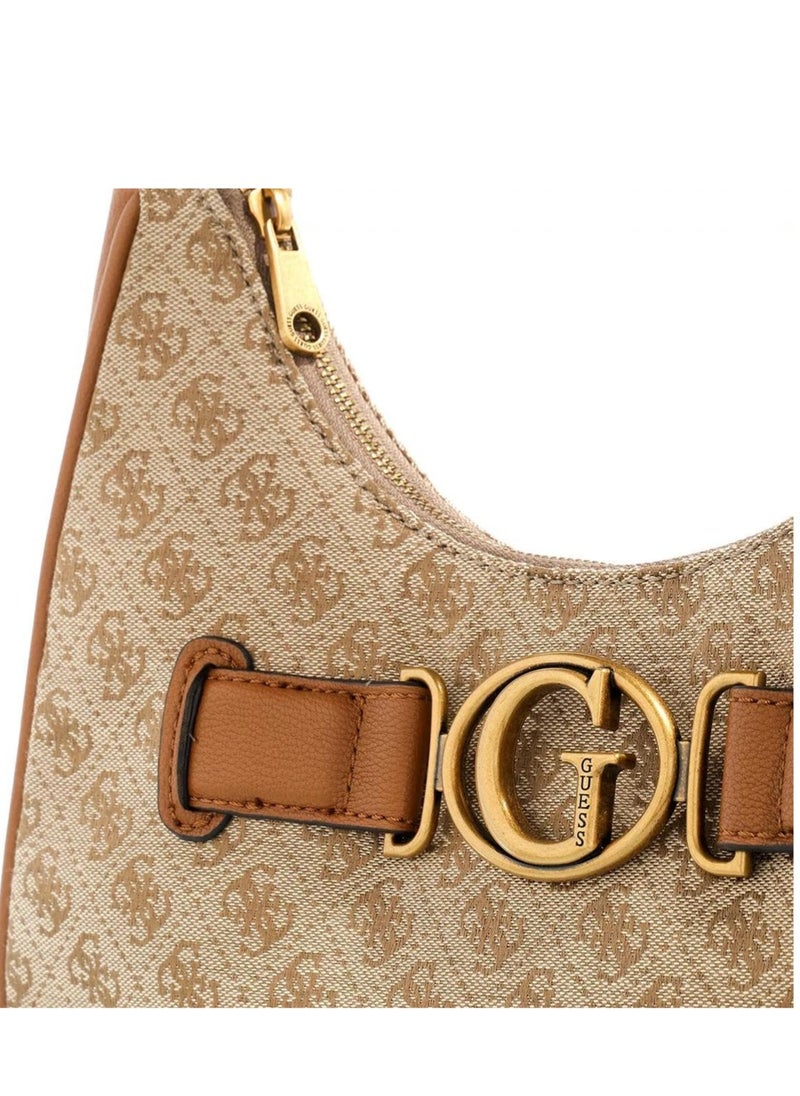 Guest - Printed Detachable Crescent Crossbody Tote Bag - Image 1