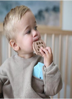 Nuby Nuby All Silicone Chocolate Chip Cookie & Milk Carton Teether - 2 Pack, 3+ Months  - Image 2