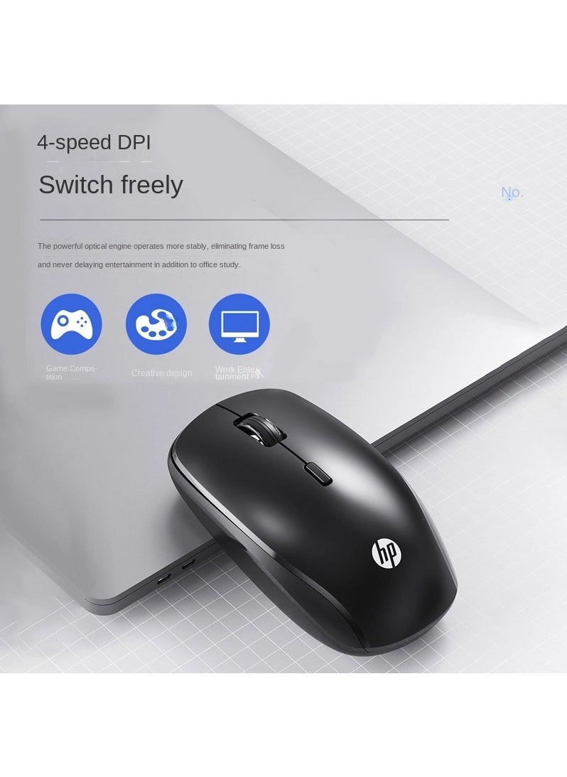 HP - CS500 Wireless Keyboard Mouse 2.4g Wireless Easy to Install Plug and Play Stylish Zafir Modern Design Turkish Q Keyboard - Black Color - Image 1