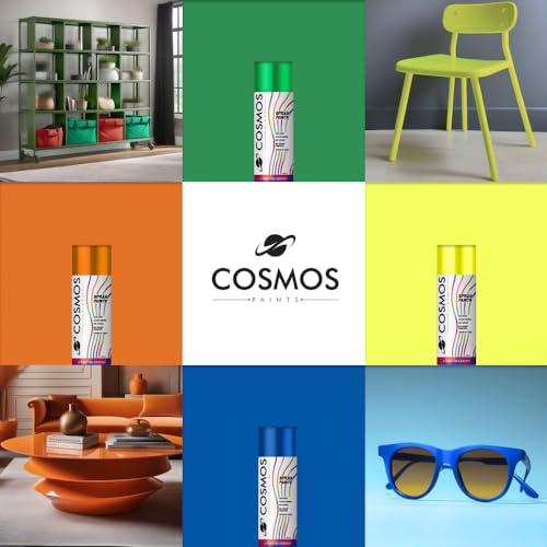 Cosmos Paints 4 Matt Black, Matte Colours Spray Paint, Matte Finish (200 Ml) | Quick Dry & No-Drip Wide Spray Cap System For Cars, Bikes & Metal, Wood, Plastic, Diy, Home Décor, Art & Craft - Image 5