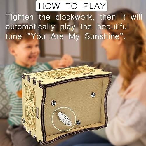 Sooharic Music Box for Son, Gifts from Mom, Unique Gifts for Son, Suitable for Birthday/Christmas/Keepsake - Image 4
