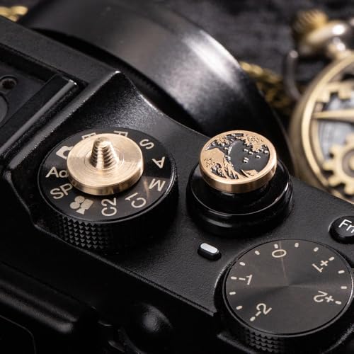 DBZZ Camera hot Shoe Cover and Shutter Buttons Soft Shutter Release Button - Compatible with Fuji xt5 xt50 xt30 xt200 xt100 xpro2 xpro3 (fsh bass Set) - Image 3