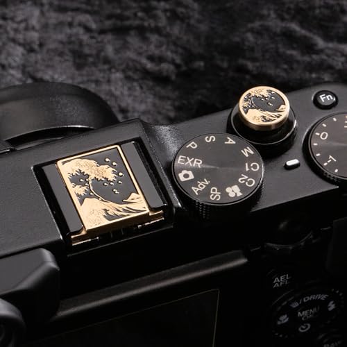 DBZZ Camera hot Shoe Cover and Shutter Buttons Soft Shutter Release Button - Compatible with Fuji xt5 xt50 xt30 xt200 xt100 xpro2 xpro3 (fsh bass Set) - Image 4