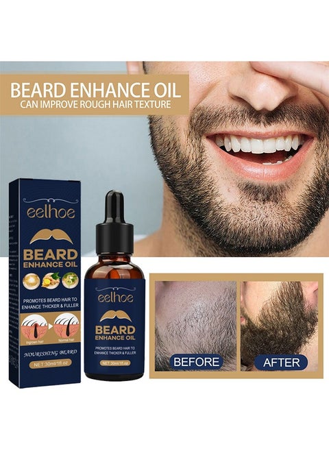 Beard Enhance Oil,For Strengthen Beard Roots,Moisturize Beards And Make Beards Thicker