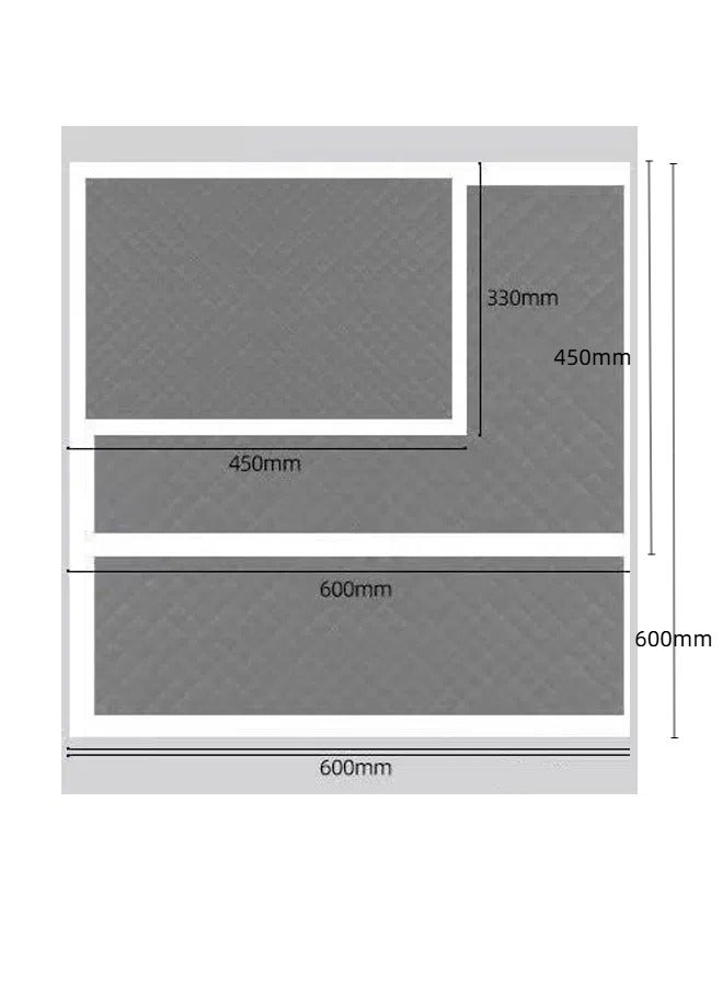 Generic S/M/L Pet Urine Pads Bamboo charcoal urine pads Disposable pet urine pads Pet training mats Odorless activated carbon Thickened Absorbs water quickly Keep dry Impermeable  - Image 2
