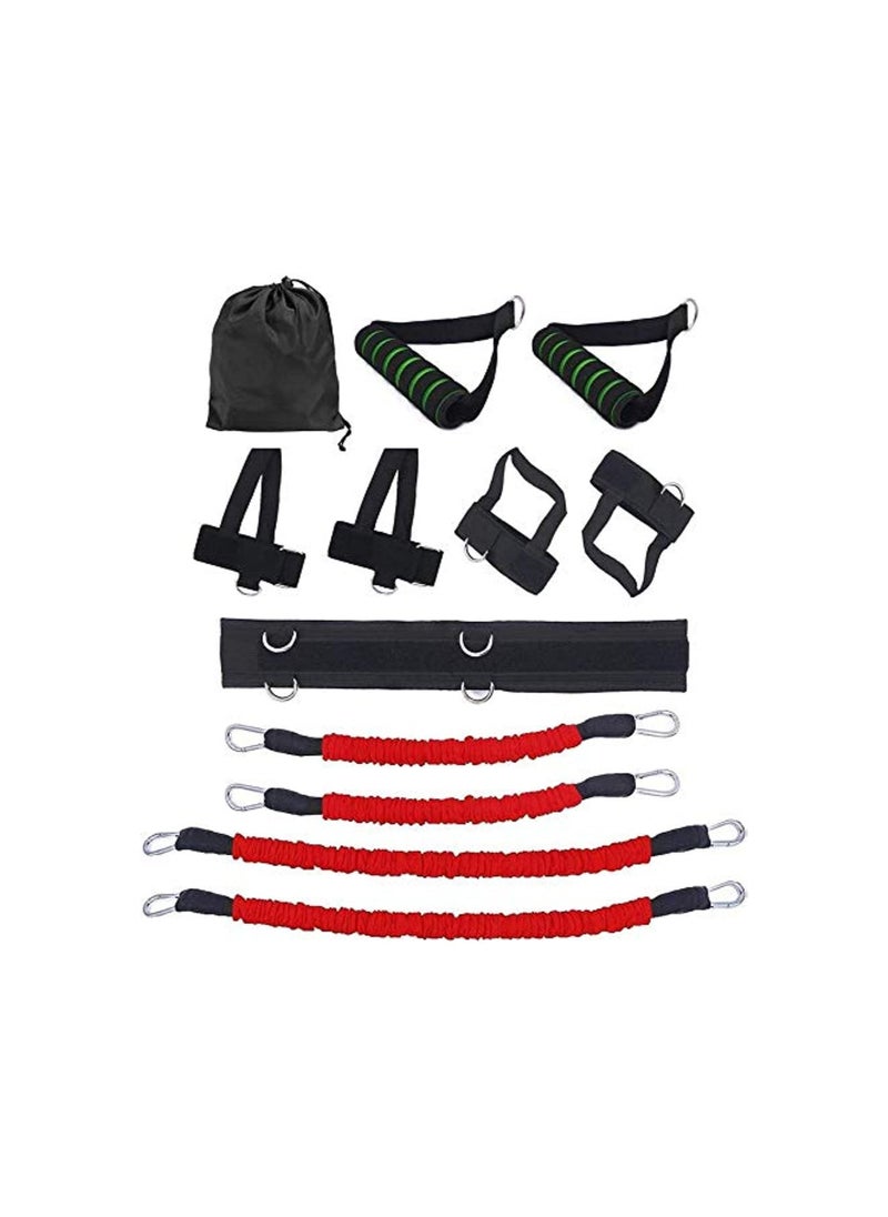 KH  - Resistance Bands SetExercises Leg Waist and Arm with 4 Resistance Bands for Boxing Bouncing Strength Training Equipment - Image 1
