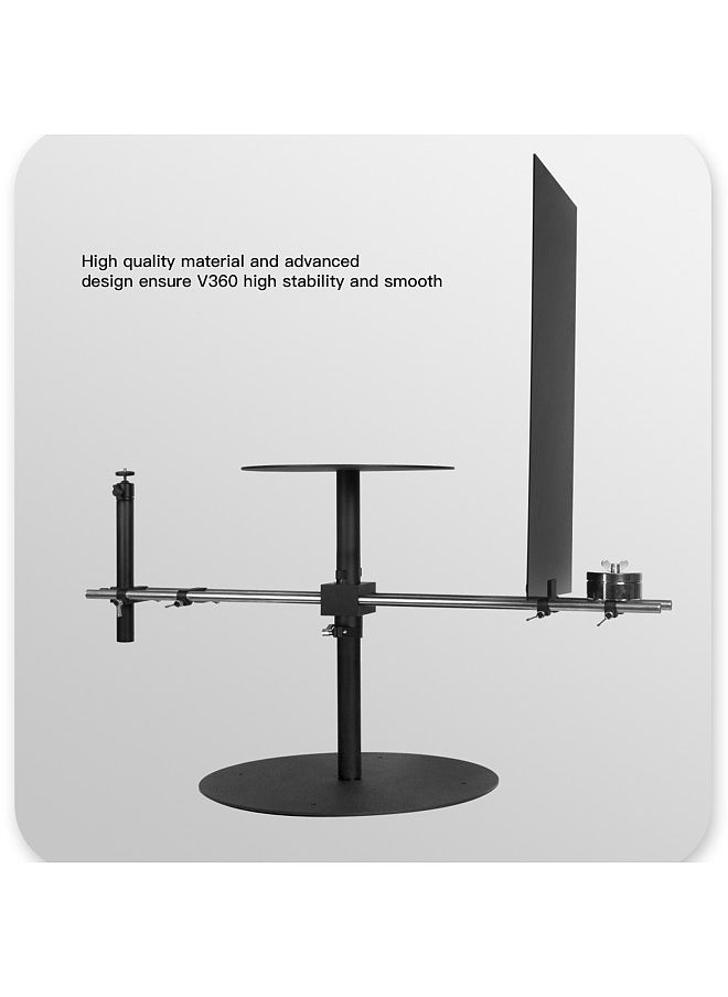 DF DIGITALFOTO - V30 360° Spinning Camera Rig Video Rotating Platform Metal Material Photography Turntable for Filmmakers & Videographers - Image 1