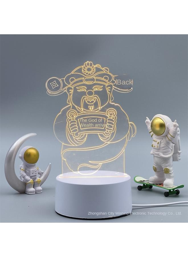 Bluejw Creative Night Light Acrylic Table Lamp Eye Protection Atmosphere Lamp Birthday Gift Led Lamp Room Night Light Desktop Ornaments - Image 3