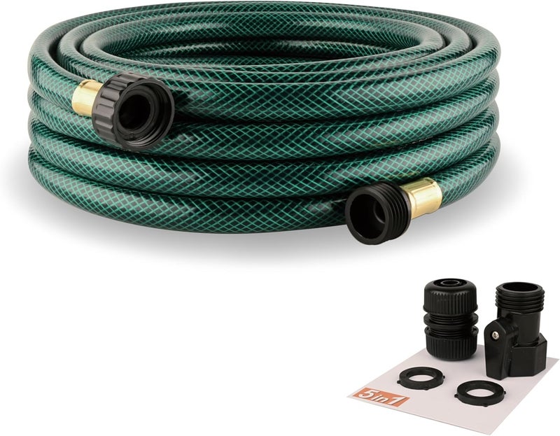 Orgrimmar Garden Hose No Leaking for Watering: No Kink and Lightweight - 1/2" Water Hoses 25 FT with Fittings for Outdoor and Yard - Image 1
