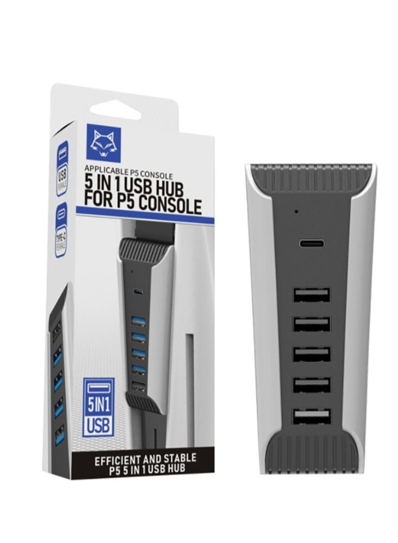 NIBEMINENT PS5 Host USB2.0 HUB High Speed Transfer Extender-Converter  - Image 4