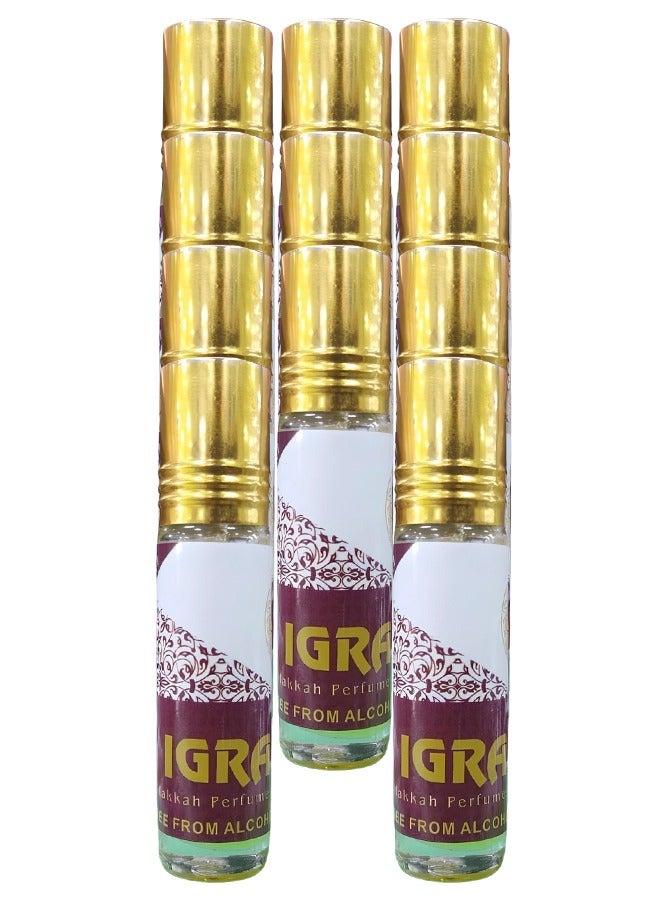 Perfumes 11 Pieces Igra Makkah Perfume Oil 12ml - Image 1