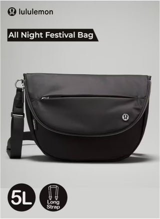 حقيبة المهرجانات "أول نايت"، حقيبة كروس مقاومة للماء بفتحة واسعة، حزام قابل للتعديل وجيوب بسحاب آمنة للاستخدام اليومي، سعة 5 لتر - pzsku/ZECAA352949D3D838A767Z/45/1752671794/6726f1de-fd45-4275-94dc-5c7d7d52814a