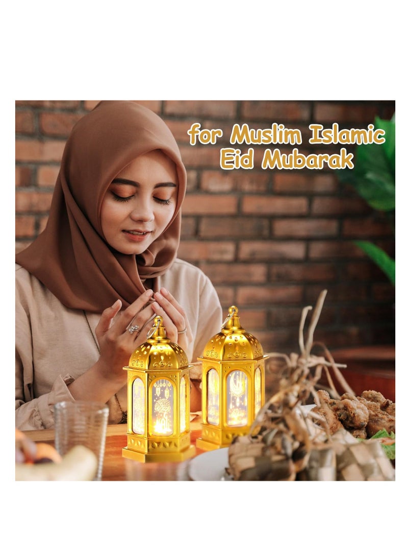 ماركة غير محددة فانوس شموع رمضان، فانوس عيد مبارك، فانوس رمضان مبارك، فانوس قمري مزخرف، فانوس رمضان كريم، فانوس معلق زخرفي عتيق، ديكور حفلات المنزل  - Image 4