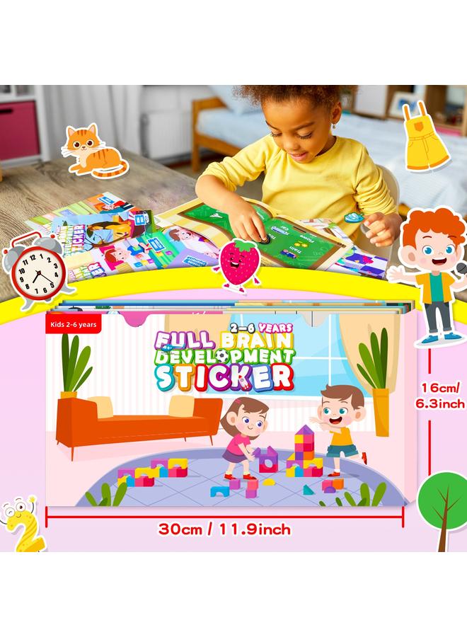 Bluejw Selling 10 Copies Of Children's Enlightenment Books, Whole Brain Development, Sticker Books, New Products, Concentration Training, Quiet Books - Image 2