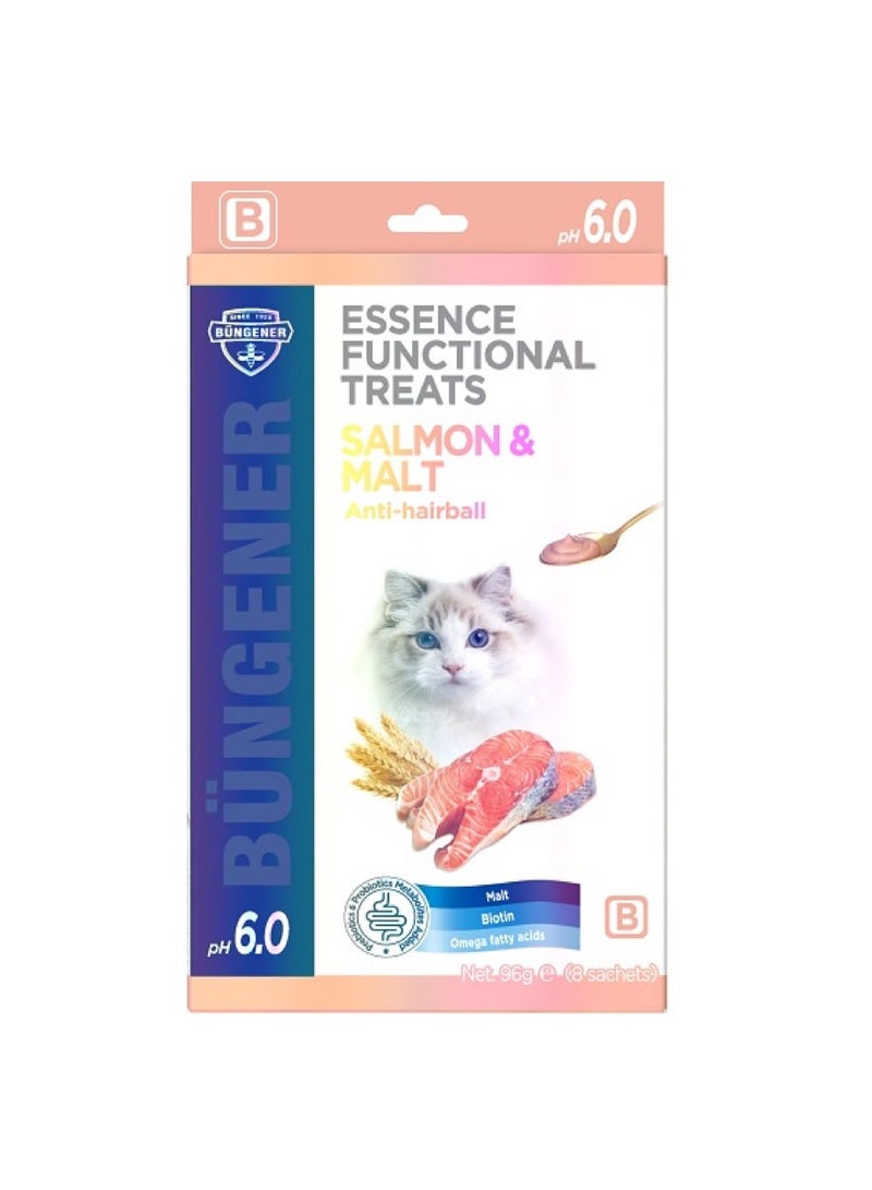 BUNGENER POSTBIOTICS FUNCTIONAL CAT TREATS SALMON & MALT 96g