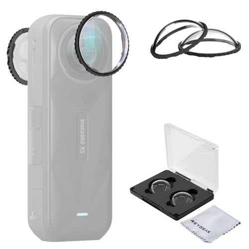 REYGEAK for Insta360 X5 Premium Lens Guards2 PCS Official Replaceable Lens for Insta360 X5AntiReflective CoatingHigh Light Transmission - Image 1