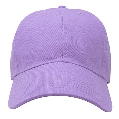Falari Classic Baseball Cap Dad Hat 100% Cotton Soft Adjustable Size Lavender - Image 4