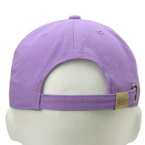 Falari Classic Baseball Cap Dad Hat 100% Cotton Soft Adjustable Size Lavender - Image 3