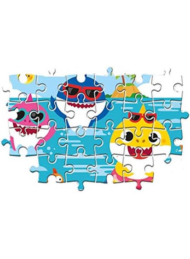 Clementoni Puzzle Maxi Baby Shark 24 Pieces For Kids 3 Plus Age Multicolor 28519 - Image 4