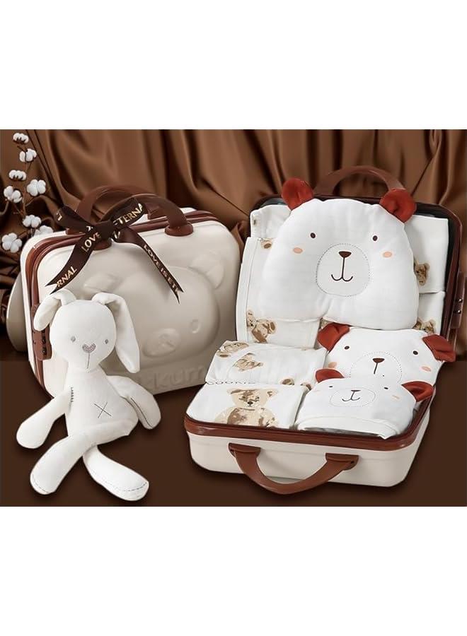 MIXDE Winter Warm Newborn Baby Gifts Set Newborn Layette Gift Set Baby Girl Boy Gifts Premium Cotton Baby Clothes Accessories Set Fits Newborn to 3 Months - Image 4