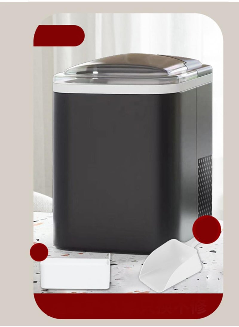 Generic - Ice Cube Maker Countertop, Automatic Countertop Ice Machine with Large Capacity for Home Kitchen, CN Plug 220V, (ABS) - Image 1