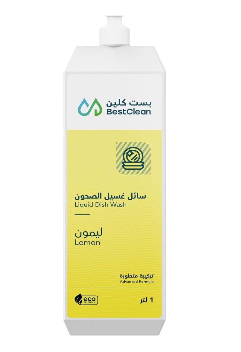Liquid Dish Wash, Lemon, 1 L