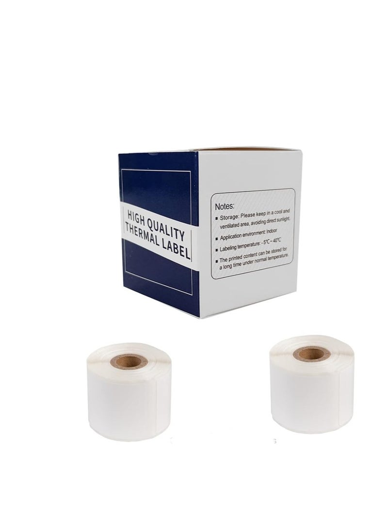 Terabyte Label rolls for M110/M110S/M120/M200/M220 Bluetooth Label Printers - Black on White Sticker Labels (30 x 40 mm 230 labels) - Image 2