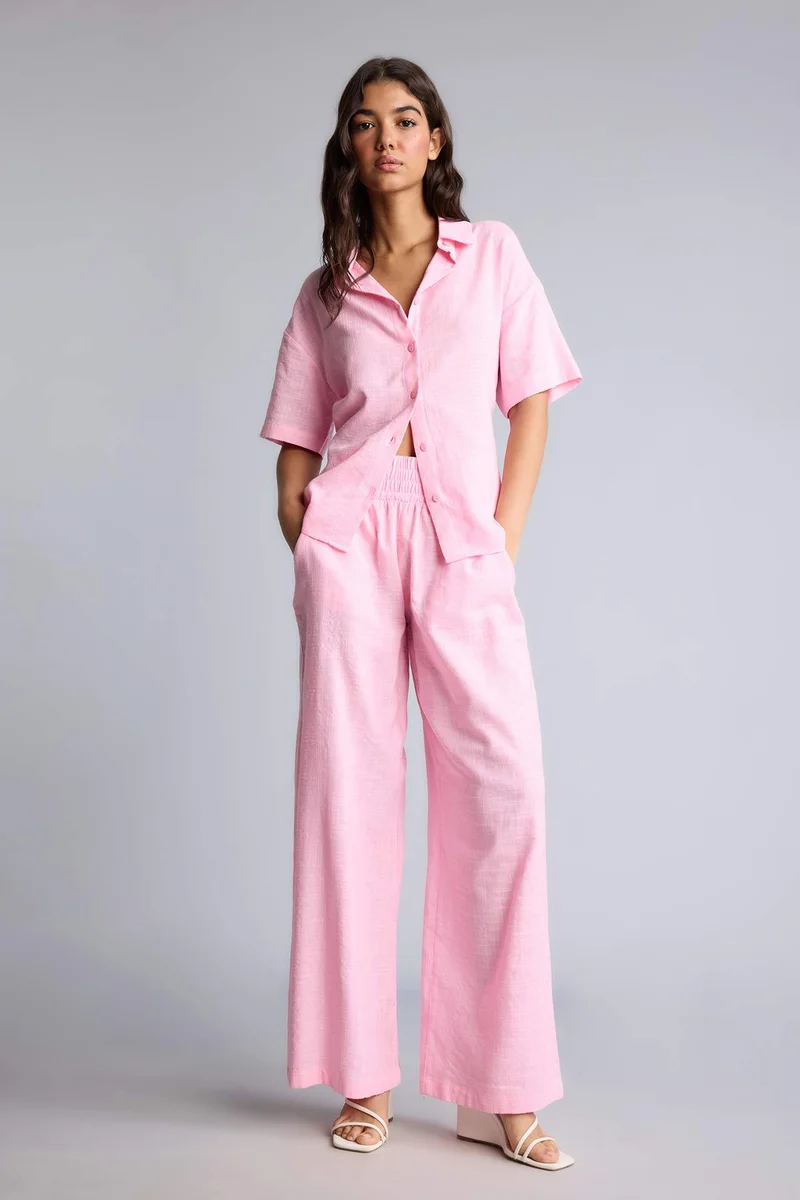 Defacto Wide Leg Three Pockets Trousers