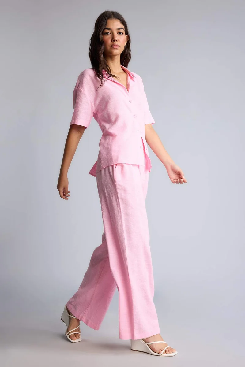 Defacto Wide Leg Three Pockets Trousers