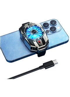 X20 Phone Cooler for Gaming, Universal Phone Cooling Fan with Two Cooling Modes, Mobile Phone Radiator Case for iPhone Android Smartphones from 4.5 to 7in, Cell Phone Cooler for Live Streaming