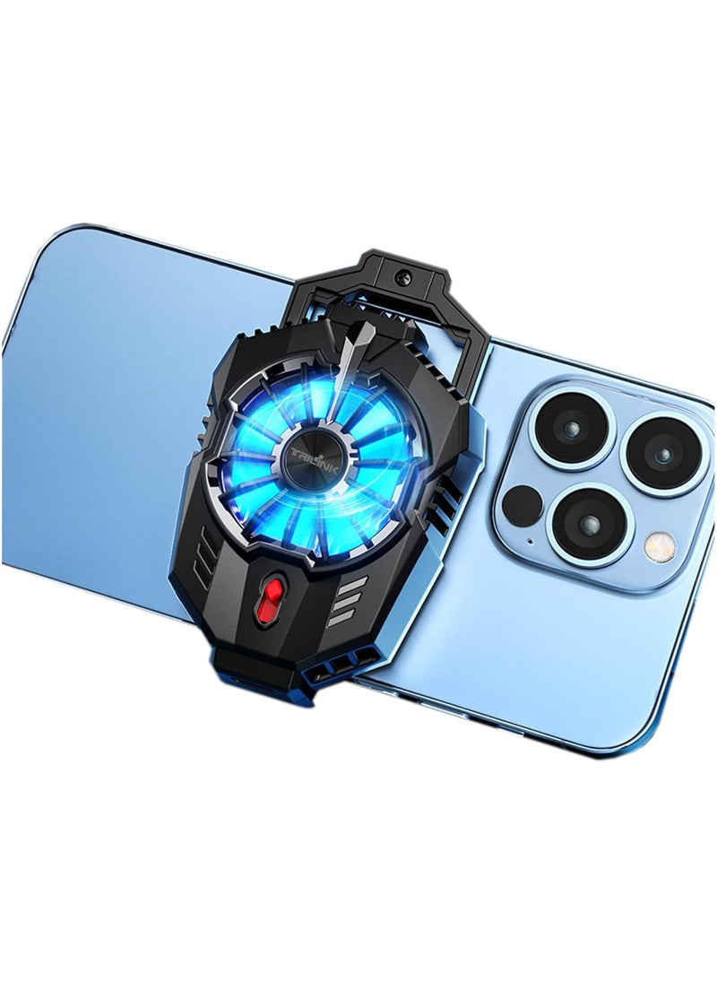 Generic - X20 Phone Cooler for Gaming, Universal Phone Cooling Fan with Two Cooling Modes, Mobile Phone Radiator Case for iPhone Android Smartphones from 4.5 to 7in, Cell Phone Cooler for Live Streaming - Image 1