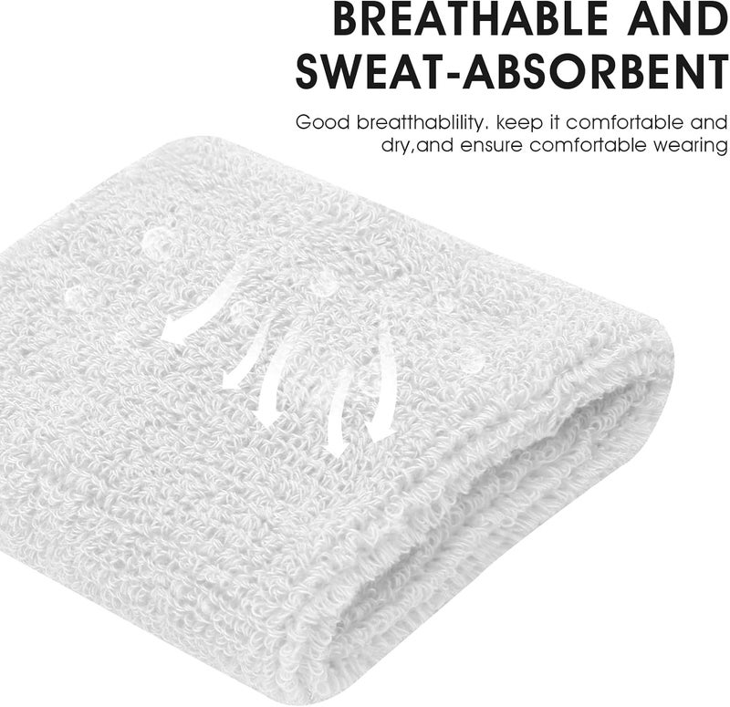 Aster مجموعة أساور ورؤوس 6 قطع، تشمل 2 قطعة رأس رياضي و4 قطع أساور رياضية ملونة مخططة للرجال والنساء كرة السلة كرة القدم اليوغا كرة الريشة التنس الكرة الطائرة الجولف - Image 5