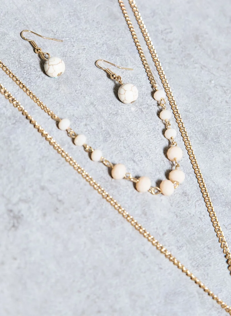 Ginger Tassel Necklace